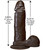 The Realistic Cock - With Removable Vac-U-Lock Suction Cup - 6" - Chocolate