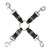 Edge Leather 4 Point Hog Tie