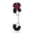 Temptasia Plush Fur Cuffs Black
