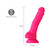 Maia Billee 7'' Realistic Silicone Suction Cup Dong Neon Pink
