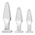 Prisms Dosha 3 Piece Glass Plug Kit