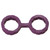 Japanese Bondage Silicone Cuffs Small Purple