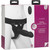 Body Extensions Be Risqu&eacute; 2-Piece Set Rechargeable Vibrating Silicone Harness with 8" Large Dong Black