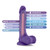 Au Naturel Bold Thrill 8.5" Dildo Purple