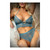 Teal Me About It Lace Bralette & Panty One Size