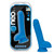 Neo Elite 9'' Silicone Dual Density Cock With Balls Neon Blue