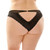 Dahlia Cheeky Hipster Panty Black Queen Size