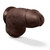 Au Naturel Chub 10" Dildo Chocolate