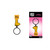 Gold Glitter Dildo Keychain