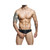 Dngeon Cockring Jockstrap Black One Size