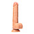 Straight Realistic Dildo With Balls And Suction Cup 7'' Tan