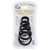 Cloud 9 Pro Sensual Comfort Cock Rings 5 Pack With Flat Back Design