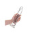 Realrock Crystal Clear Slim Dildo 10'' Transparent