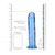 Realrock Crystal Clear Straight Realistic Dildo With Suction Cup 9'' Blue