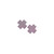 X Glitter Pasties Pink O/S