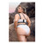 Drippin' One-Shoulder Crop Top & Cheeky Panty Queen Size