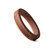 Classic 1.75" (44 mm) Silicone Med. Stretch Penis Ring Skintone 2