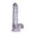 Derek 8'' Dildo With Suction Cup Clear