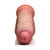 Jock 9.8" Uncut Dual Density Silicone Dildo With Balls Light