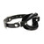 Master Series Juicy Lips Silicone Open Mouth Gag Black