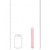 Loveline Sparkle 6.3" Glass Vibrator Pink