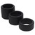 Levelz Liquid Silicone Ball Strap Set S/M/L 34mm Black