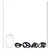 Levelz Set Of 4 Silicone Cock & Ball Rings Black