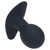Levelz Single Bulb Vibrating Silicone Anal Plug Black