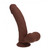 Realrock Rechargeable Dual Layered Vibrating Curved Weighted Balls 7" Brown