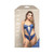 Crotchless Pearl Halter Teddy S/M