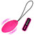 Vibrating Silicone Egg With Digital Remote - Pink