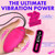 Vibrating Silicone Egg With Digital Remote - Pink