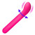 G-Spot Flexible Silicone Vibrator - Pink