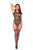 Plaid Fishnet Bodysuit - Os - Black/plaid