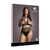 Le Desir Duo Net Key-Hole Bra Set Black Osx