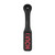 Ouch! Black & White Bonded Leather Paddle Ouch