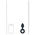 Levelz Vibrating Silicone Anal Plug With Loop Black