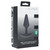 Levelz Classic Vibrating Silicone Anal Plug Small Black