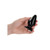 Realrock Crystal Clear Anal Plug 3.5'' Black