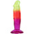 Crystal Jellies 6.5 Inch Dong Rainbow