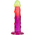 Crystal Jellies 7.5 Inch Dong Rainbow
