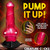 Hell Hound Inflatable Silicone Dildo - Red