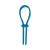 LEVELZ Wide Adjustable Silicone Lasso Cock Ring 5mm Teal