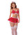Nurse Mesh Lace-Trim Bralette