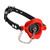 Master Series Plugged Silicone Feeding Gag Red
