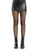 Cosima Striped Net Tights - Os - Black