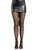 Cosima Striped Net Tights - Os - Black