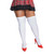 Coquette Thigh High Knit Stockings White XL