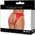 Coquette Knit Open Back Panty Red XL