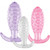 Wet Dreams Crystal Ballers Tri-Color Textured Tushy Trainer Kit 3pk